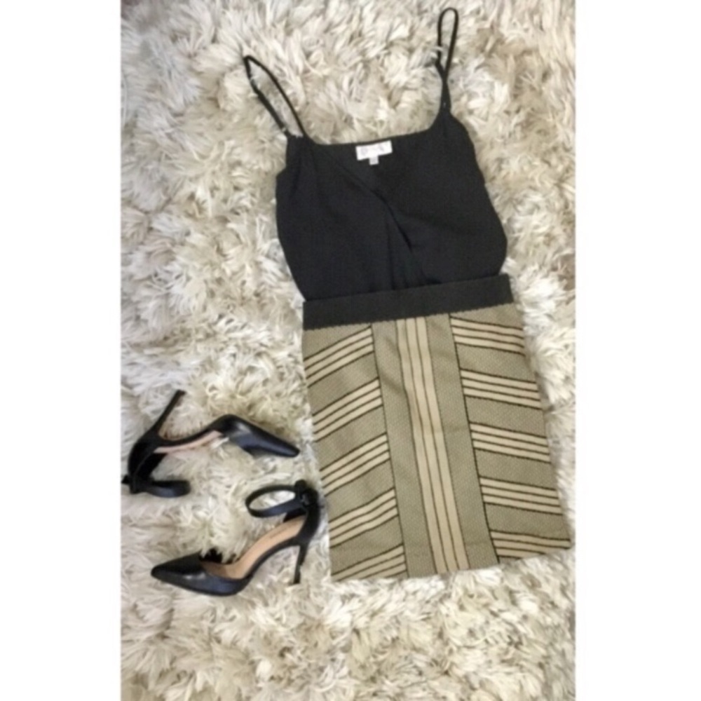 Bcbgeneration Pull On Aztec Print Mini Skirt - image 1